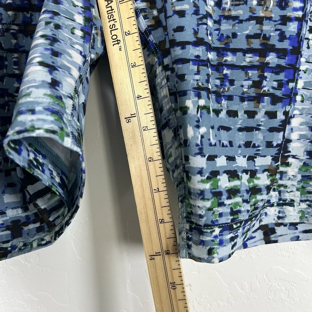 Prana Catalyst Board Shorts Men 33 Blue 4-Way Stretch Side Stash Pocket UPF 50+